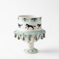 Flying  Horse – Handcrafted Ceramic Spinner Goblet