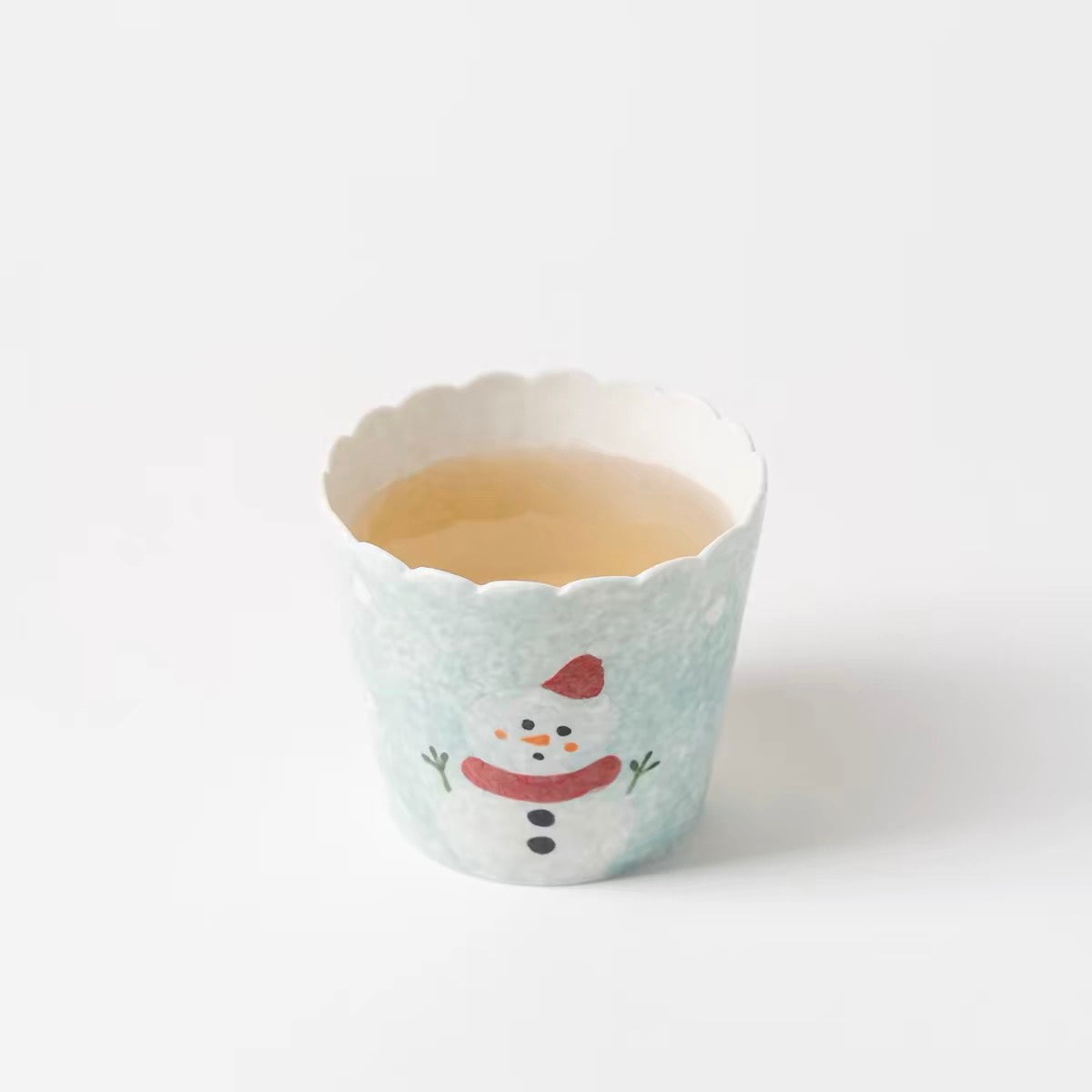 Christmas Snowman – Handcrafted Ceramic Mug