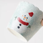 Christmas Snowman – Handcrafted Ceramic Mug