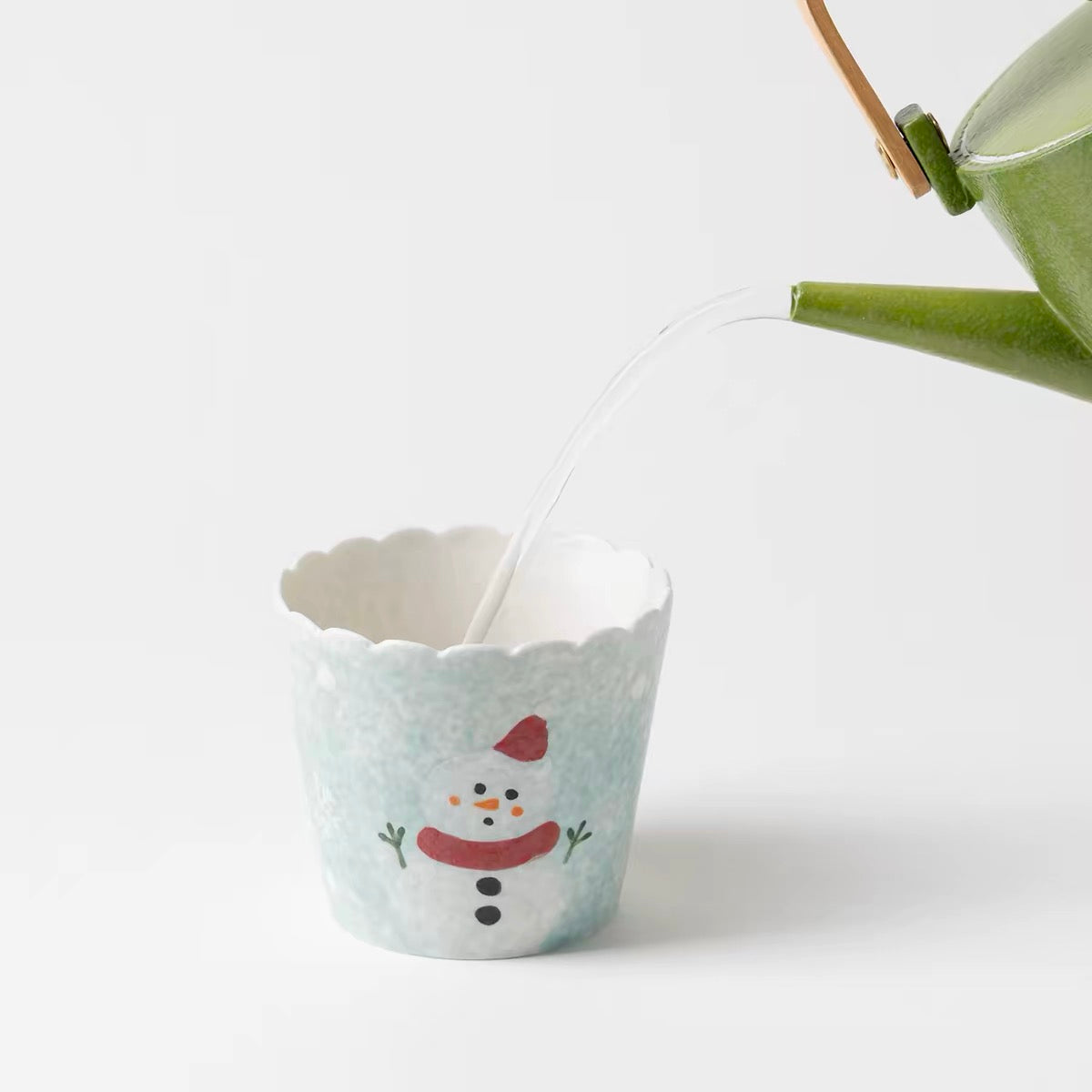 Christmas Snowman – Handcrafted Ceramic Mug
